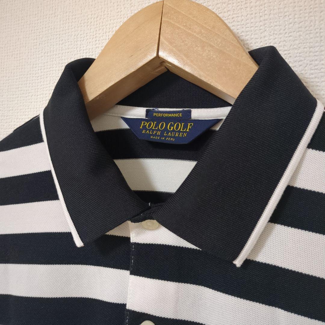 ★美品★2025年モデル POLO　GOLF　ボーダー　ポロシャツ　サイズ　L