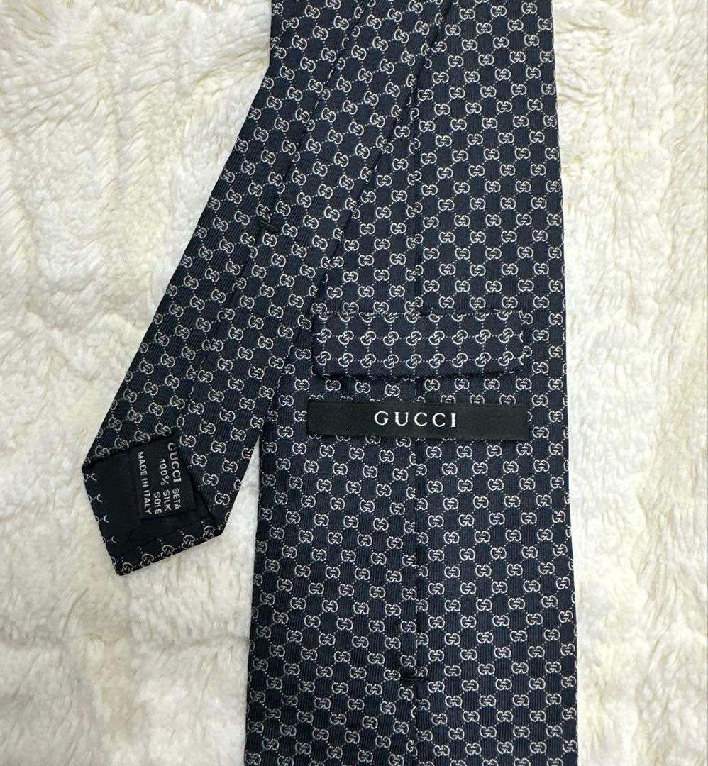 グッチGG柄 シルクネクタイ