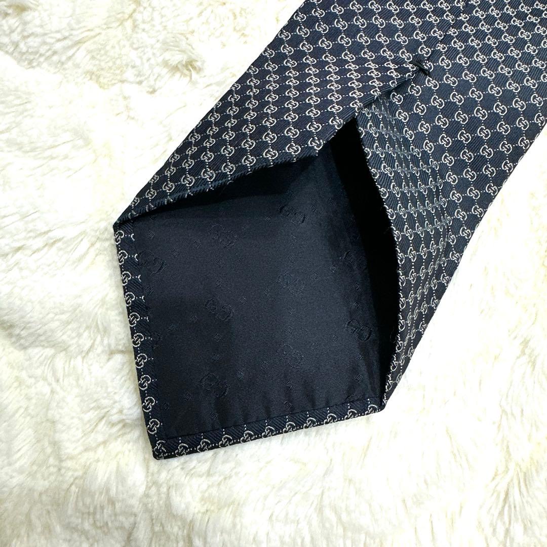 グッチGG柄 シルクネクタイ