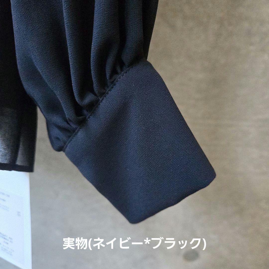 【未使用タグ付】L’UNE/IENA CHIFFON BL / シフォンブラウス