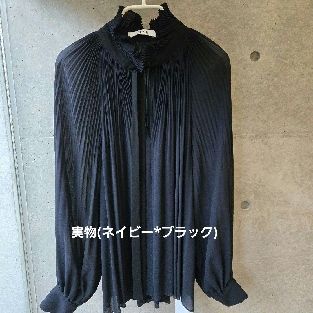 【未使用タグ付】L’UNE/IENA CHIFFON BL / シフォンブラウス