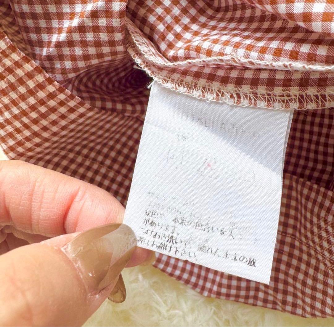 専用　ピンクハウス　ワンピース　ギンガムチェック　フリル　レース　リボン　ロゴ