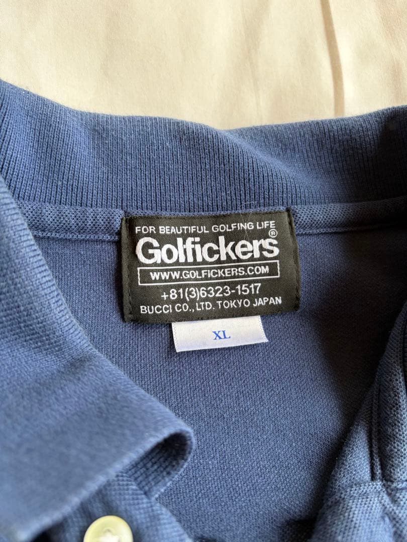 ゴルフィッカーズ ポロシャツ XL ネイビー