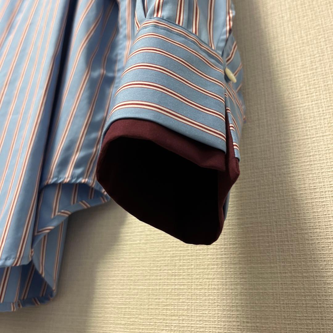 美品 MACPHEE コットンブロード レギュラーカラーシャツ 25SS
