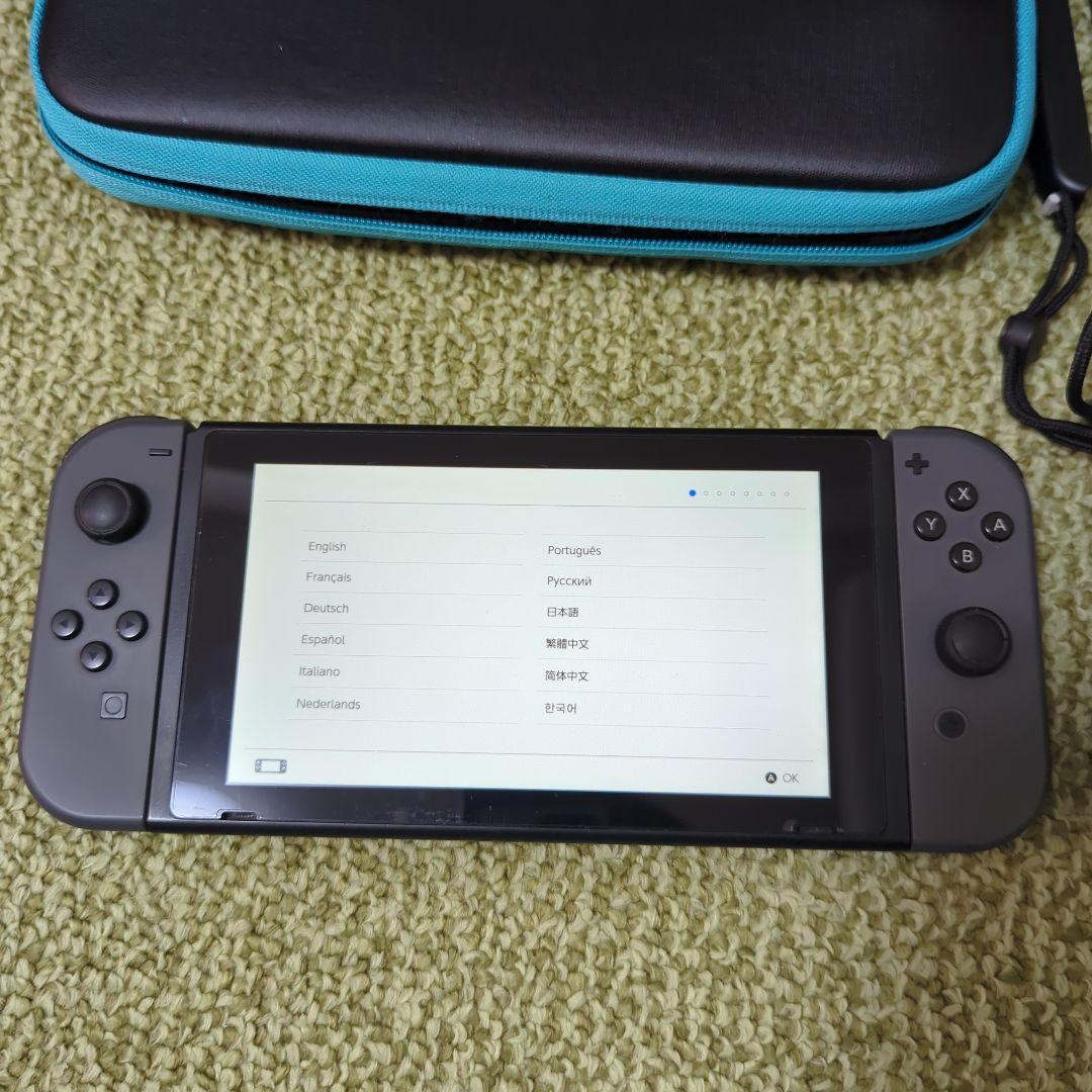 Nintendo Switch 本体 グレー 充実の付属品付き