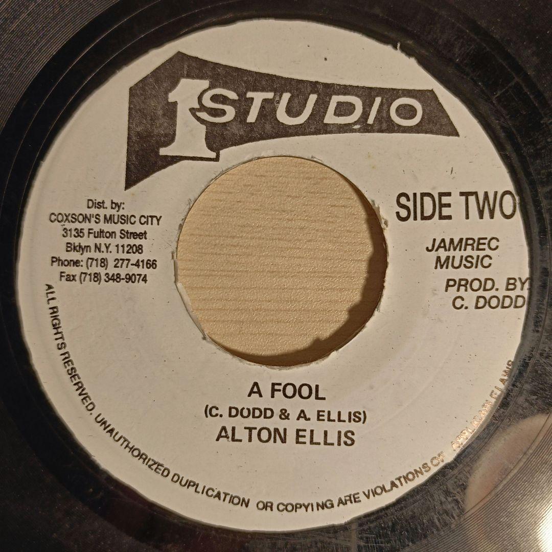名盤☆レゲエ　７インチ　Alton Ellis /Let Them Try
