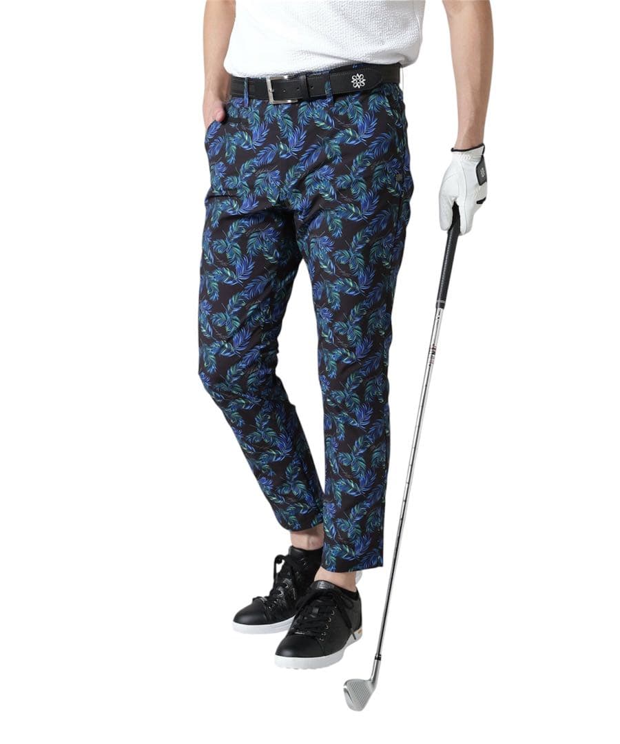 【50％オフ】定価2.1万円 St ANDREWS ゴルフパンツ 柄 メンズ