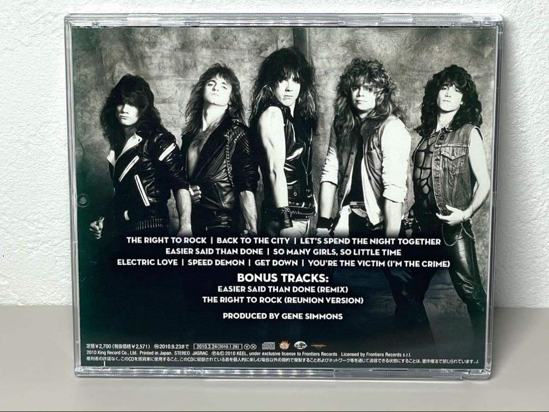 国内盤 CD KEEL-The Right to rock 25th キール