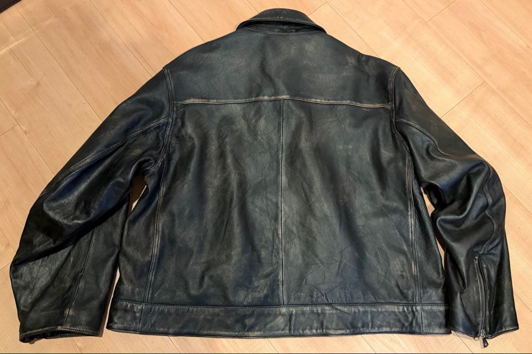 MAISON SPECIAL レザーライダース 02 D.BLK 試着のみ 美品