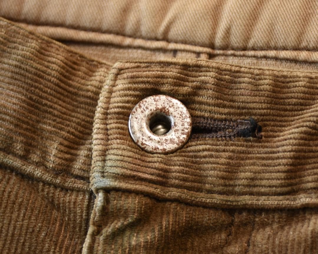 ISAMU KATAYAMA BACKLASHヴィンテージ加工コーデュロイパンツ