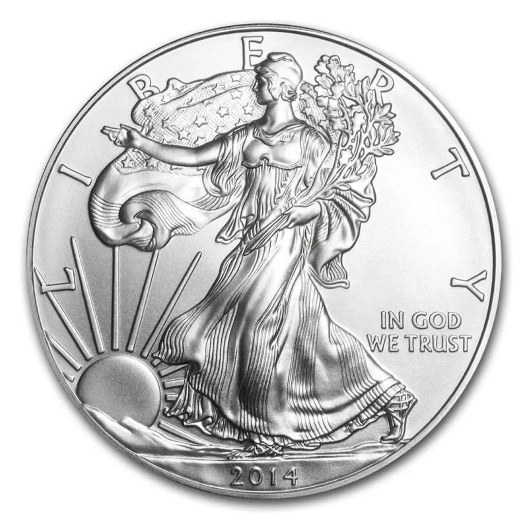 2014年 アメリカ シルバーイーグル 1oz 純銀