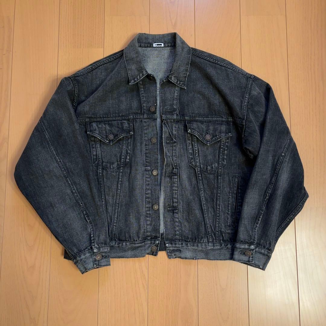 【完売品】＜H＞BLACK DENIM JACKET L 24SS