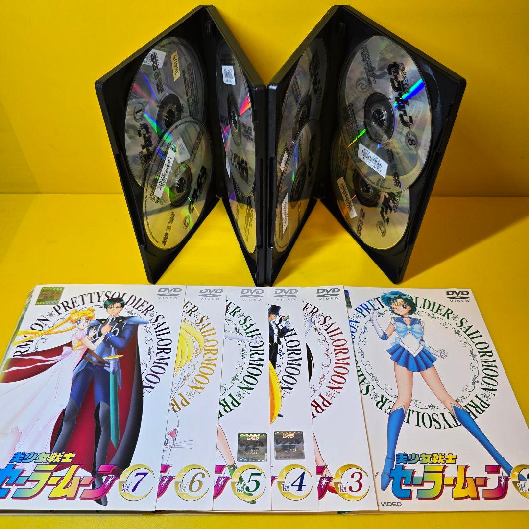 新品ケース交換済み　美少女戦士セーラームーンDVD 全8巻　全巻セット
