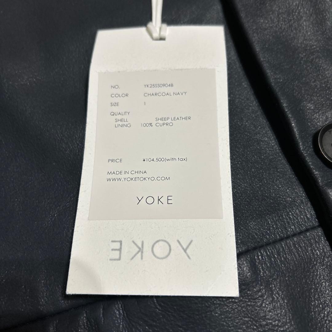 【未使用】YOKE 25SS LEATHER SHIRT jacket即完モデル