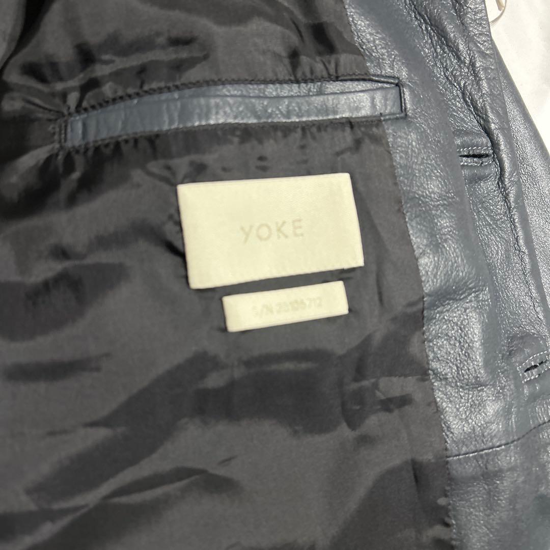 【未使用】YOKE 25SS LEATHER SHIRT jacket即完モデル