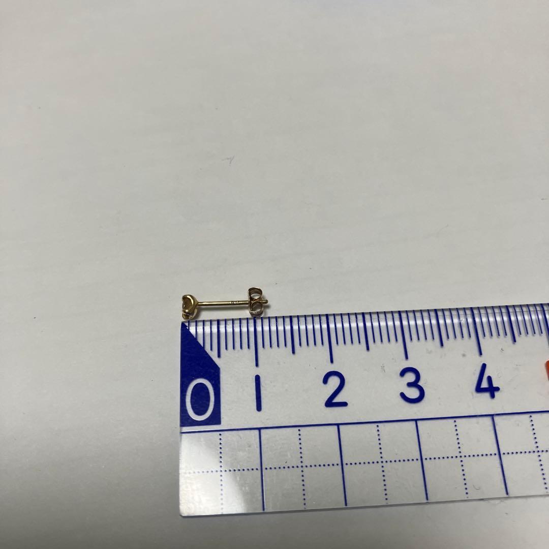 アガットK18 ダイヤモンドピアス片方のみ