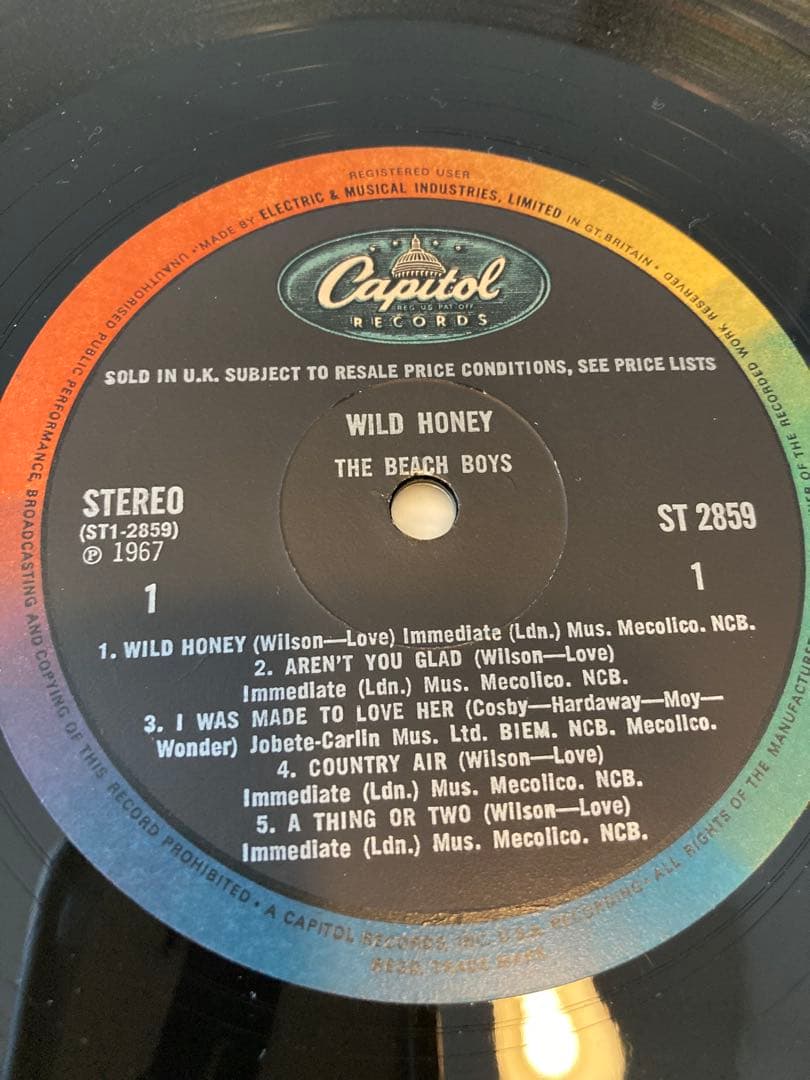 超美品UK orig.◼️BEACH BOYS／WILD HONEY