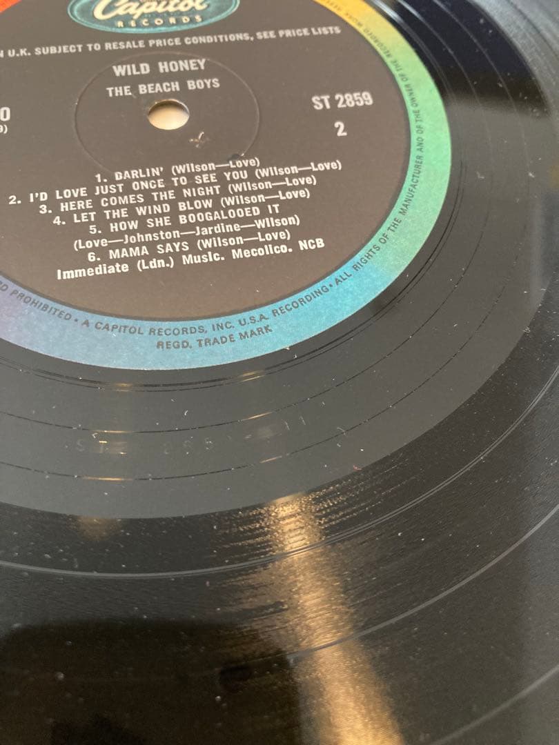 超美品UK orig.◼️BEACH BOYS／WILD HONEY