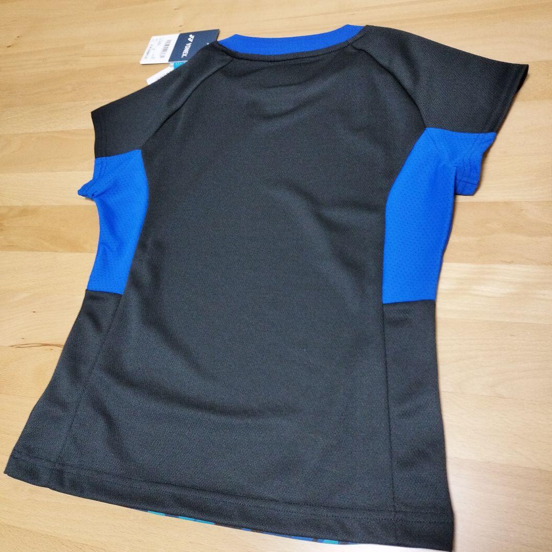 YONEX テニス·バドミントンゲームシャツ Sサイズ 黒/青