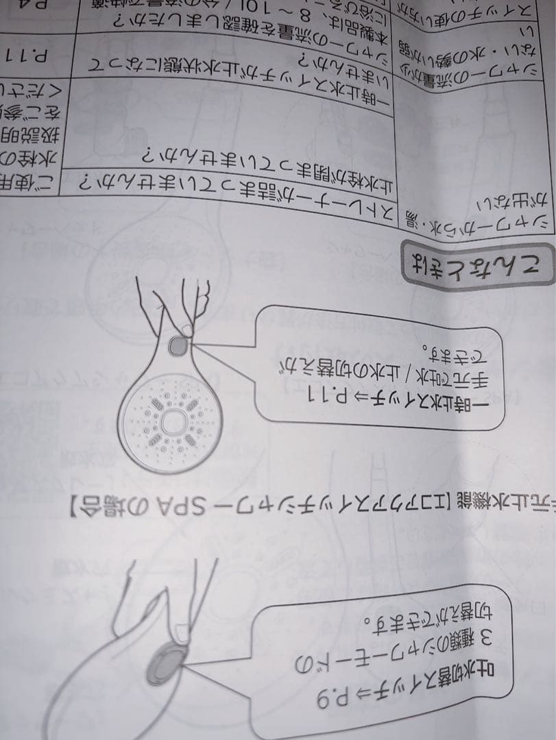 INAXシャワーヘッド節水美品