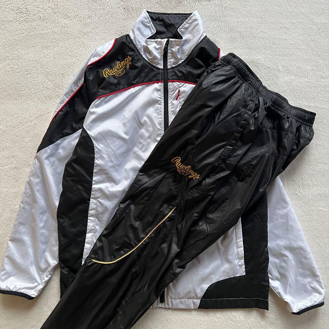Rawlings ローリングス M ナイロンジャケット 上下 ウィンドブレーカー