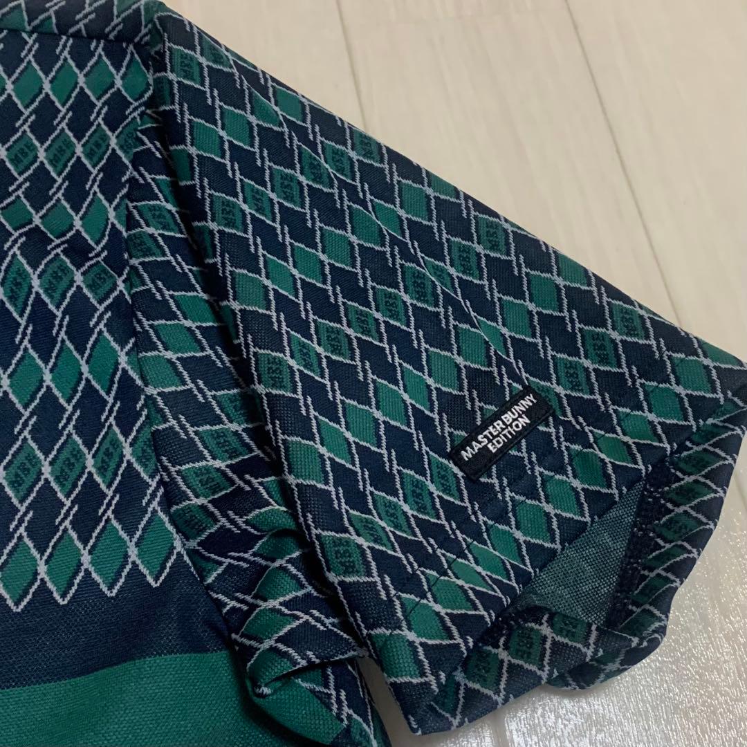 新品【マスターバニー】6/LL メンズ　半袖モックネック　ゴルフシャツ 日本製