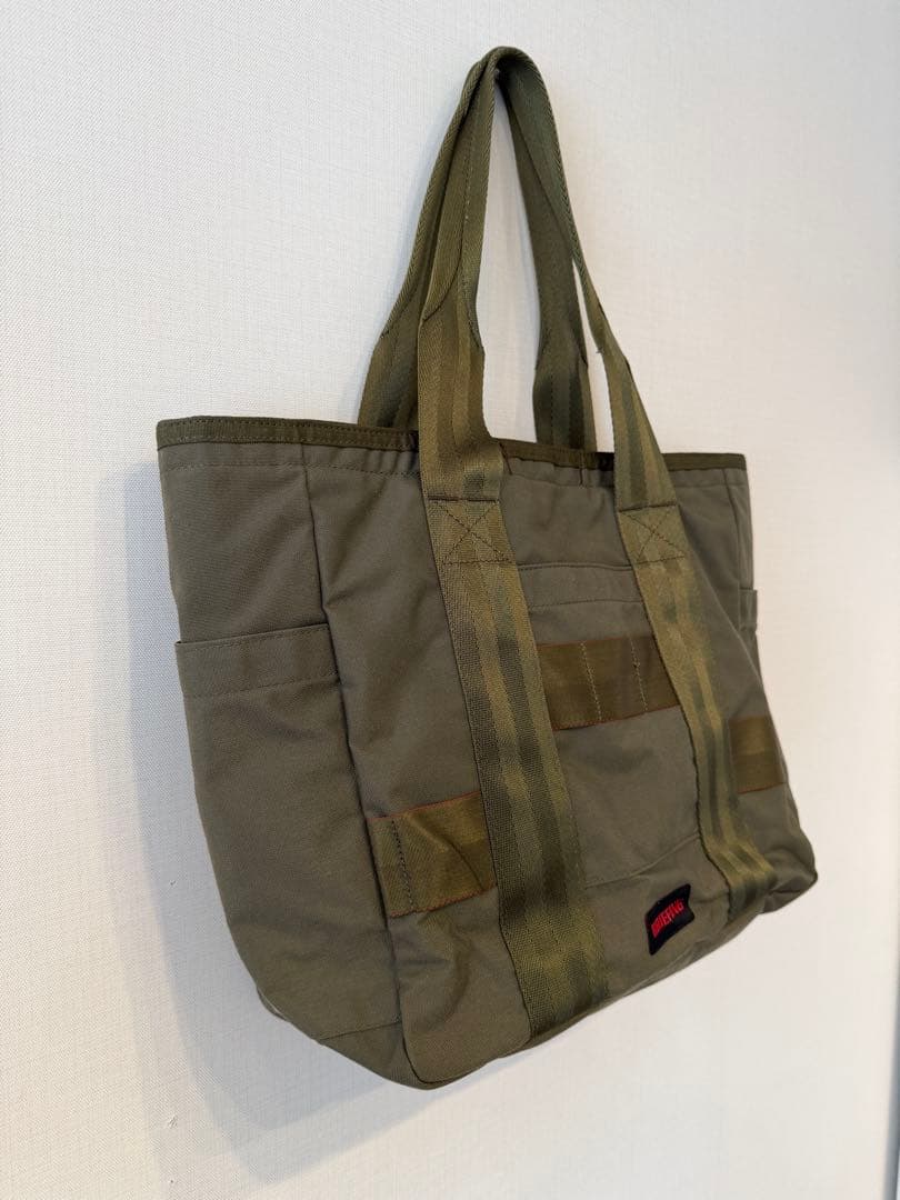 BRIEFING greenlabel別注 オリーブ トートバッグ 美品