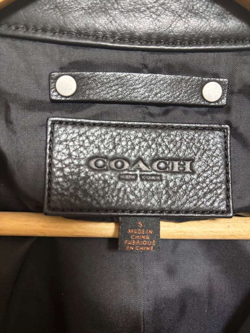 最終値下げ　COACH ライダースジャケット　レザージャケット