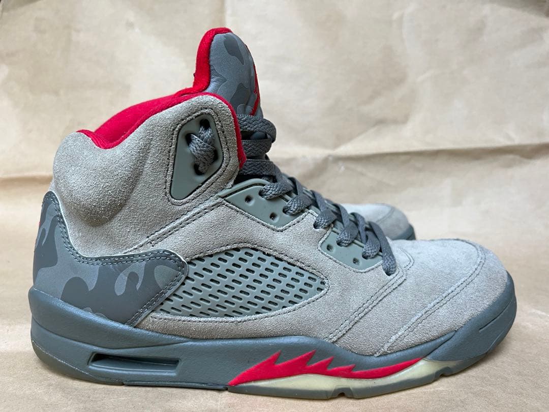 シューズ(男性用) JORDAN5 RETRO P51 CAMO 26.5 USED