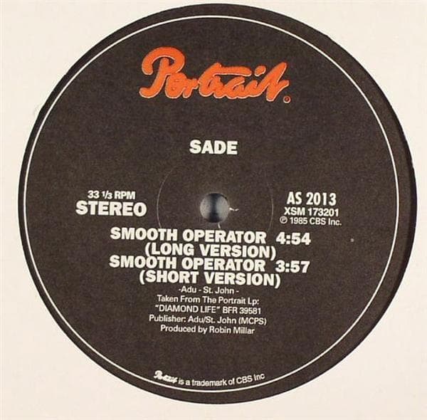 新品未開封　SADE　Smooth Operator　12” シングル レコード