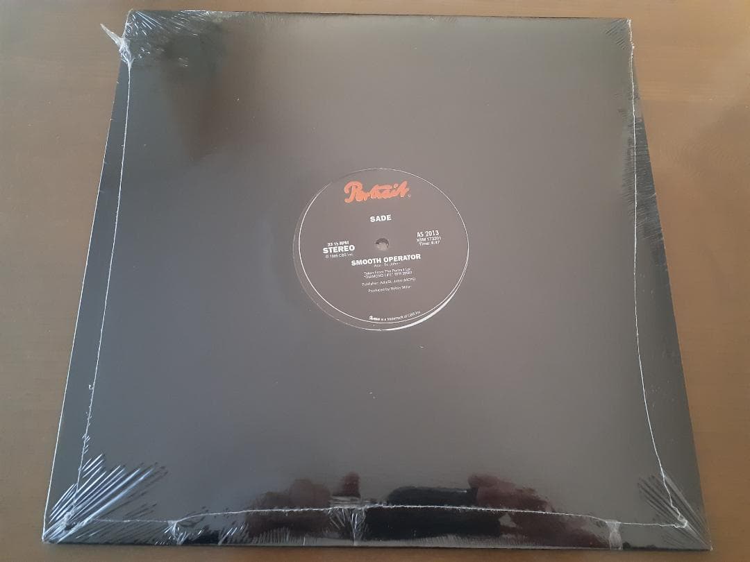 新品未開封　SADE　Smooth Operator　12” シングル レコード