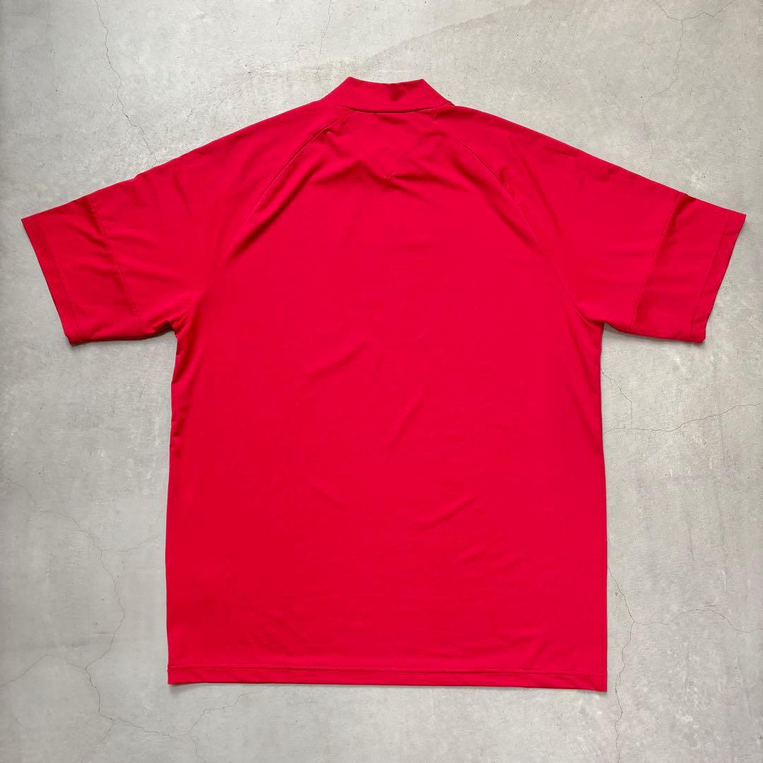   GOLF 半袖モックネックTシャツ XL 赤