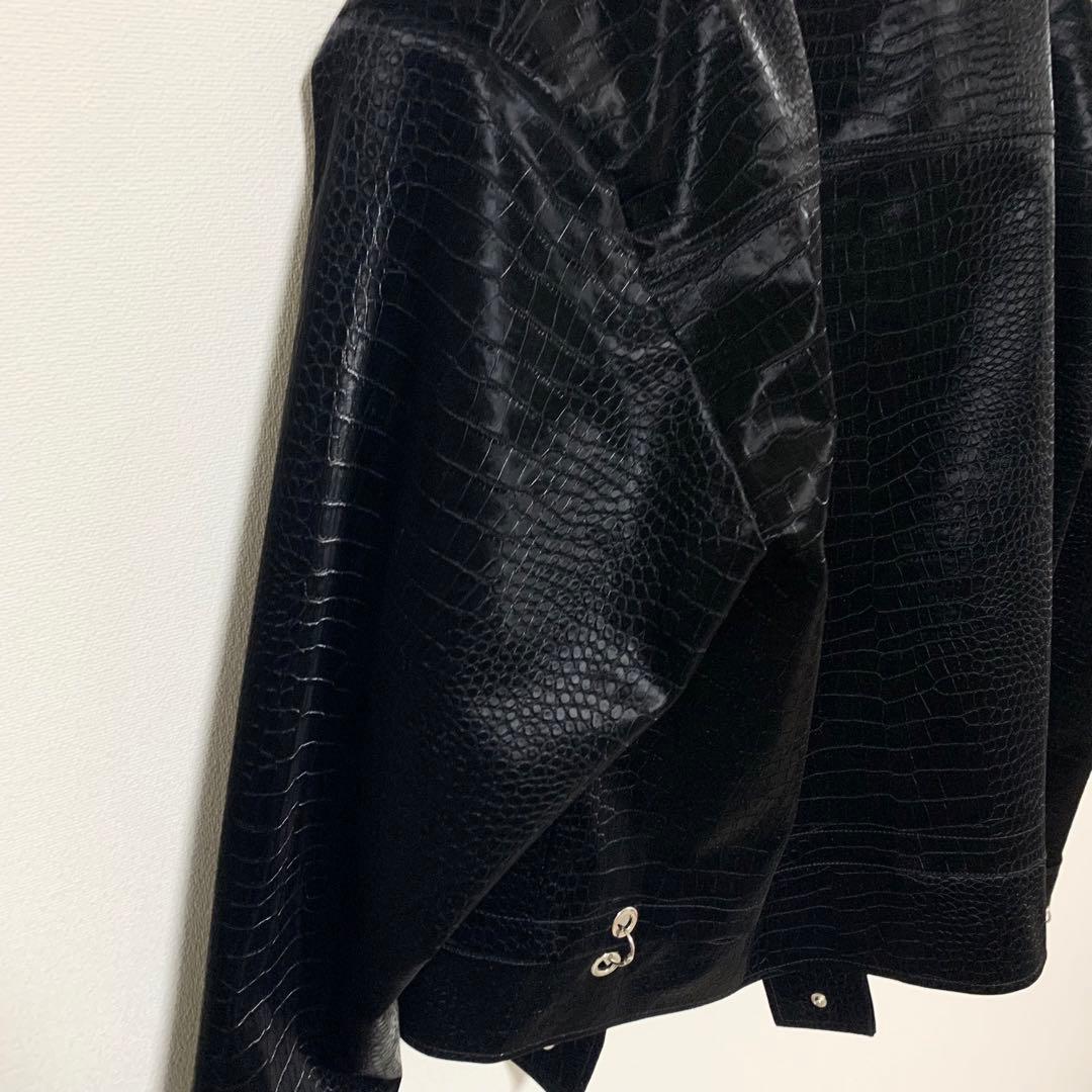 美品✨️Argue Culture レザージャケットショート丈ストリートおしゃれ