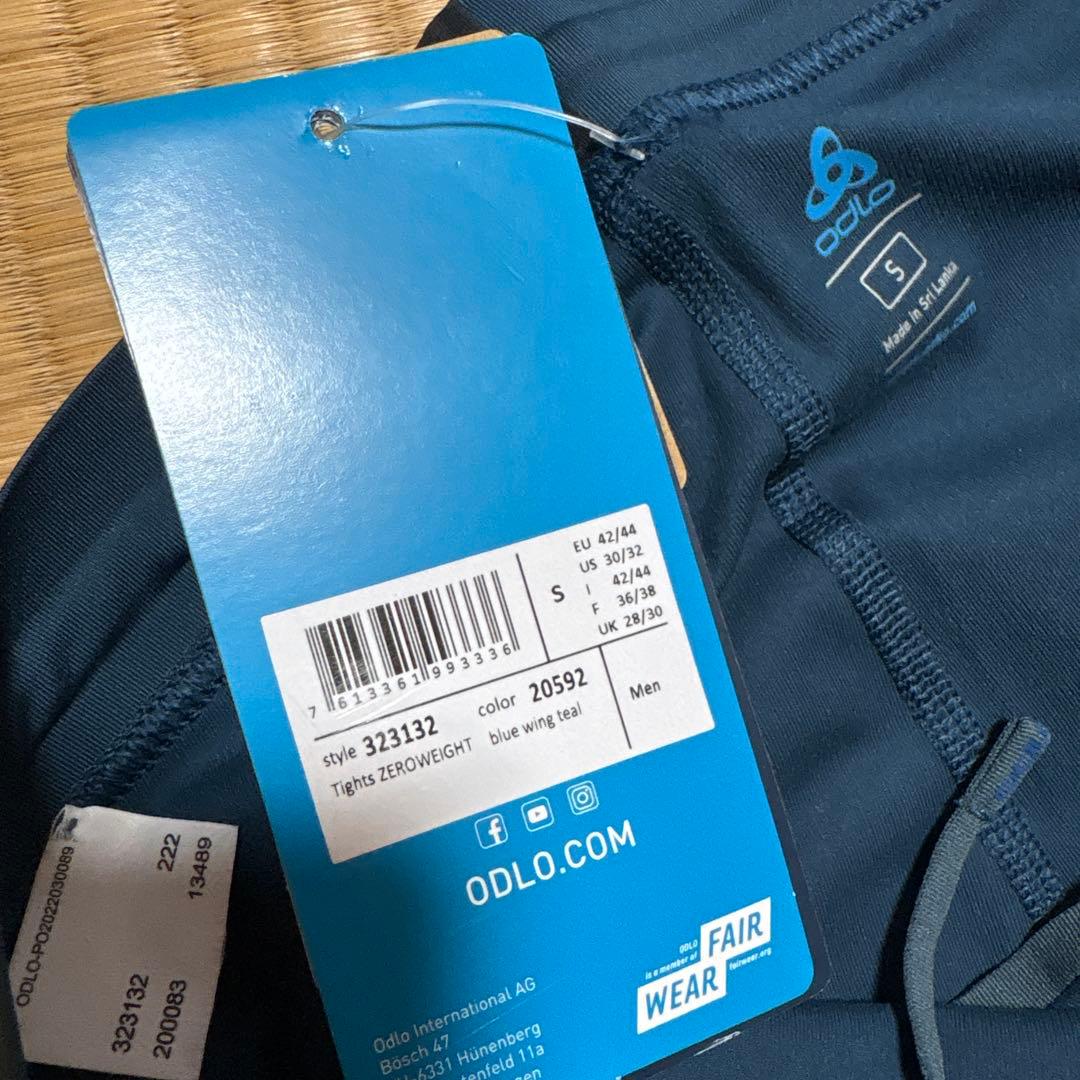 ODLO Zeroweight レギンス Sサイズ（メンズ 未使用）
