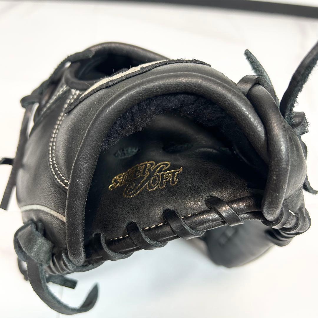 美品❗️MIZUNO 外野手用　軟式　グローブ　イチローモデル　左投げ　ブラック