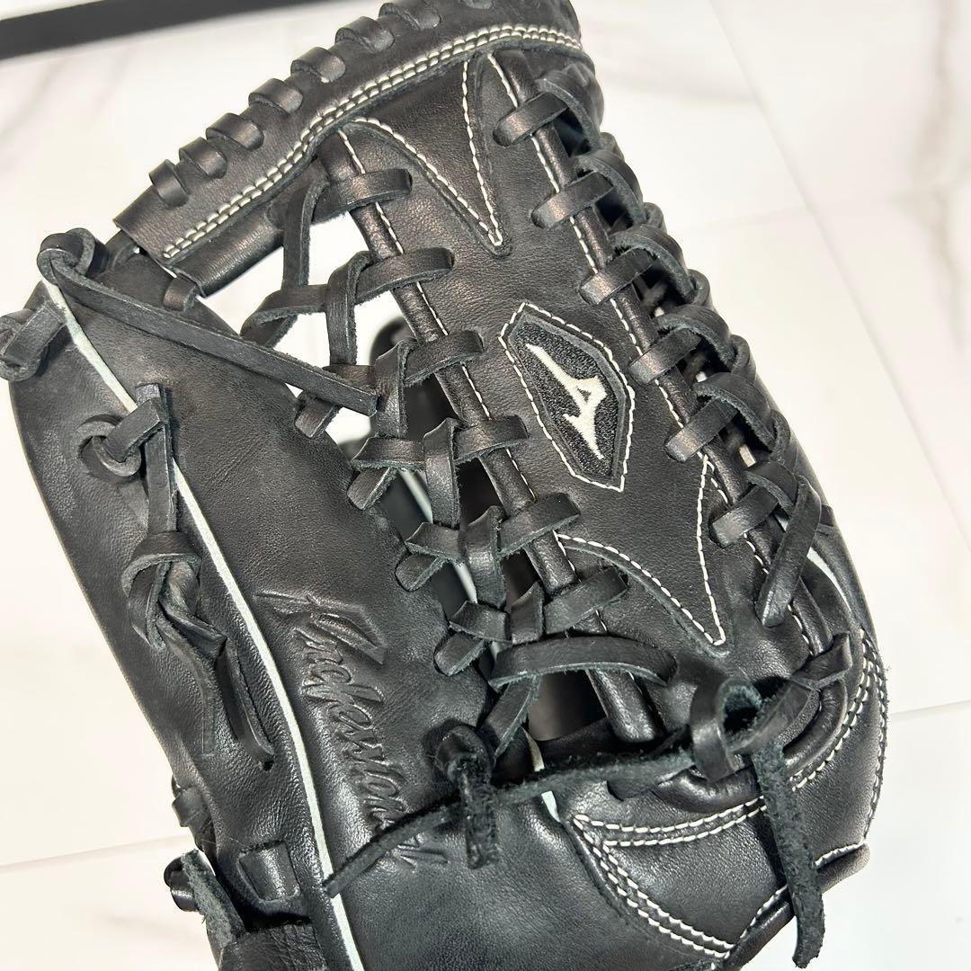 美品❗️MIZUNO 外野手用　軟式　グローブ　イチローモデル　左投げ　ブラック