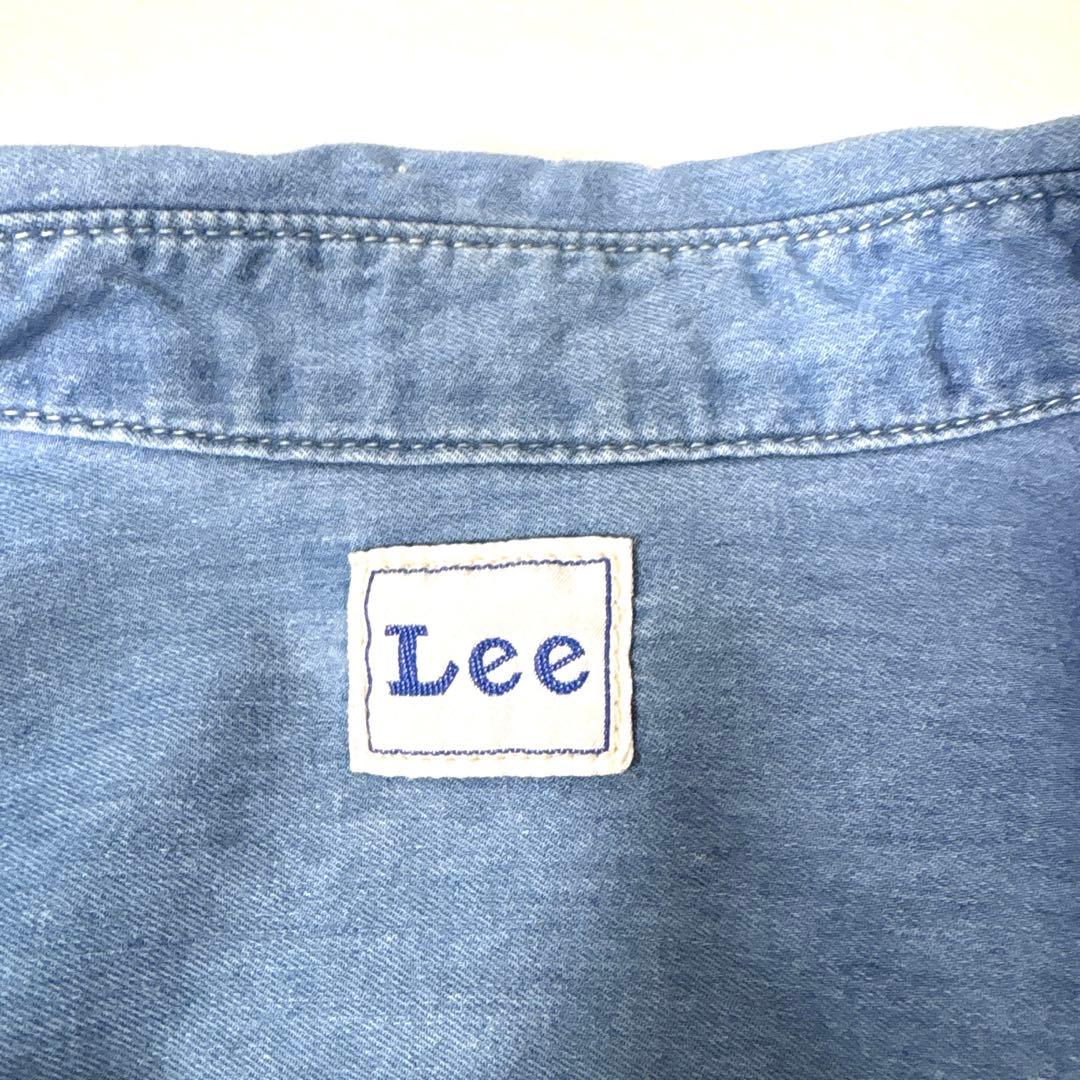 Lee オーバーシルエットデニムシャツ　ゆったり　長袖　ルーズシルエット