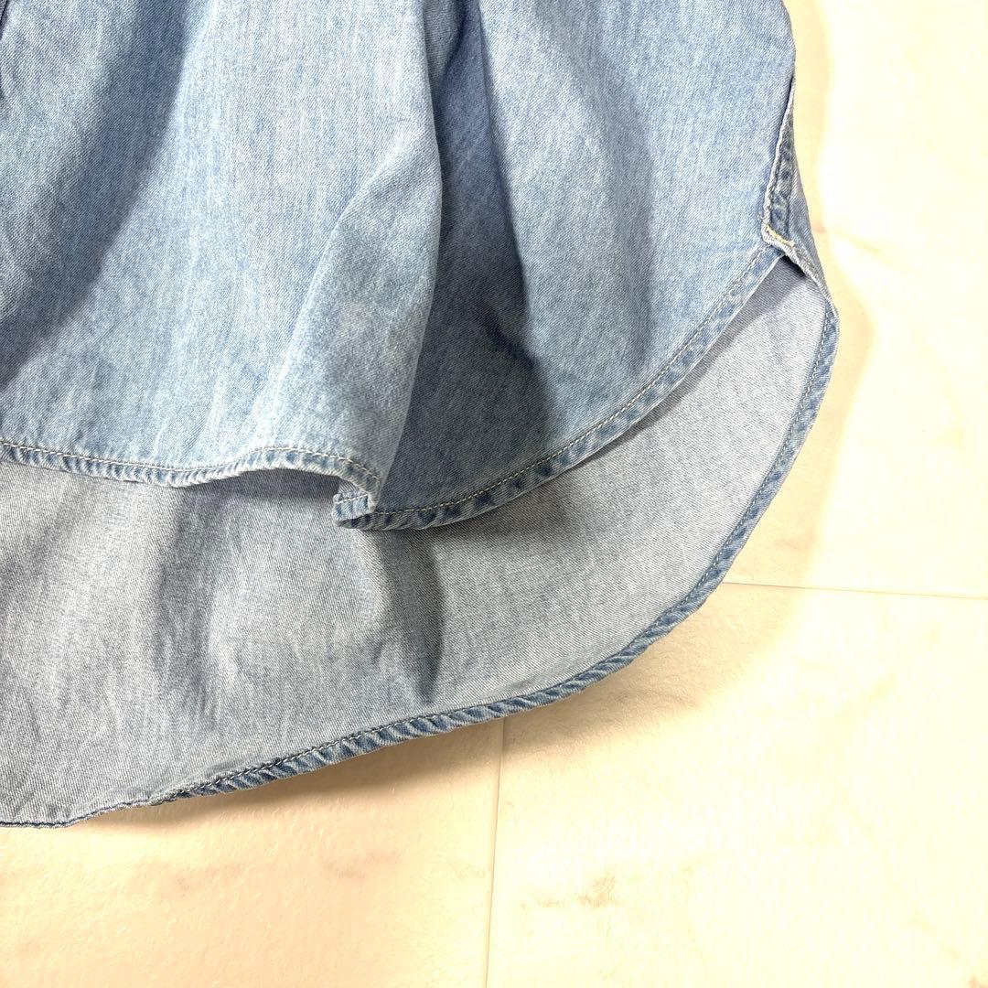Lee オーバーシルエットデニムシャツ　ゆったり　長袖　ルーズシルエット