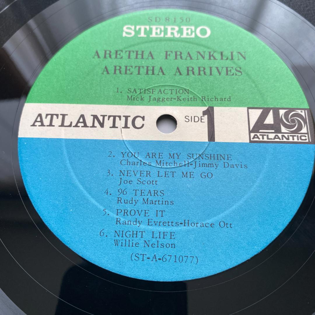 洋楽 LP Aretha Franklin Arrives US ORG