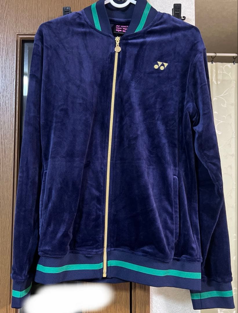 ジャケット YONEX ネイビー アウター O ベロア レディース ウィメンズ