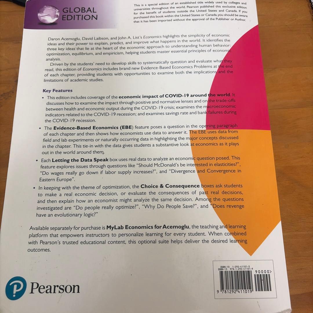 語学・辞書・学習参考書 Economics 3E Global Edition