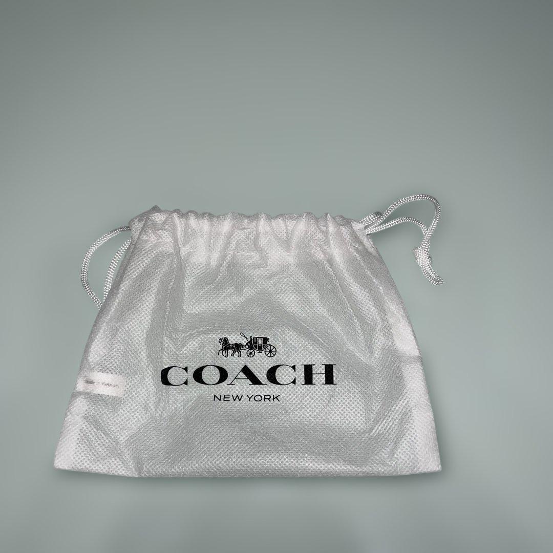 COACH ブラウンレザー キーケース