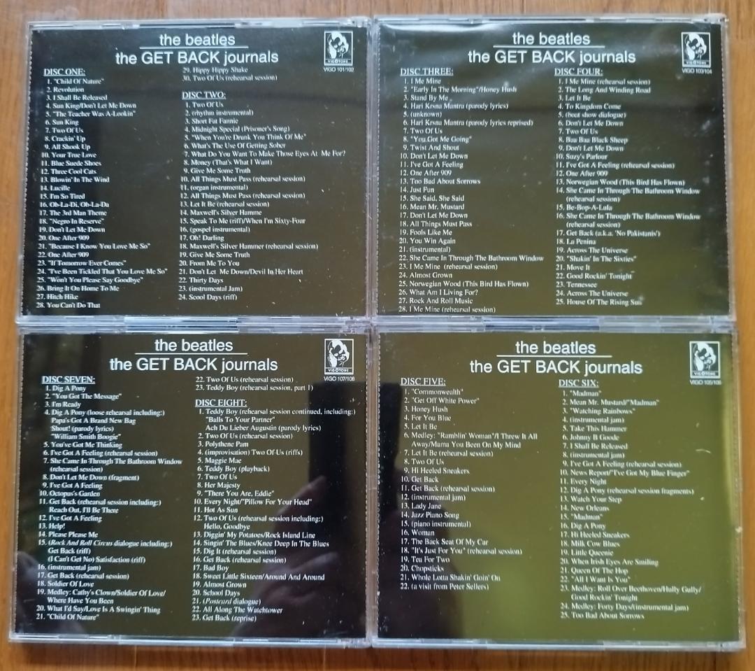 送料無料　BOX8CD　ビートルズ　The Get Back Journals