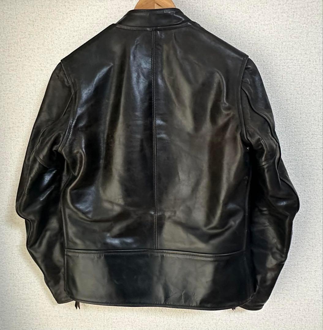 エアロレザー ブラック（茶芯）40サイズ　ボードレーサー