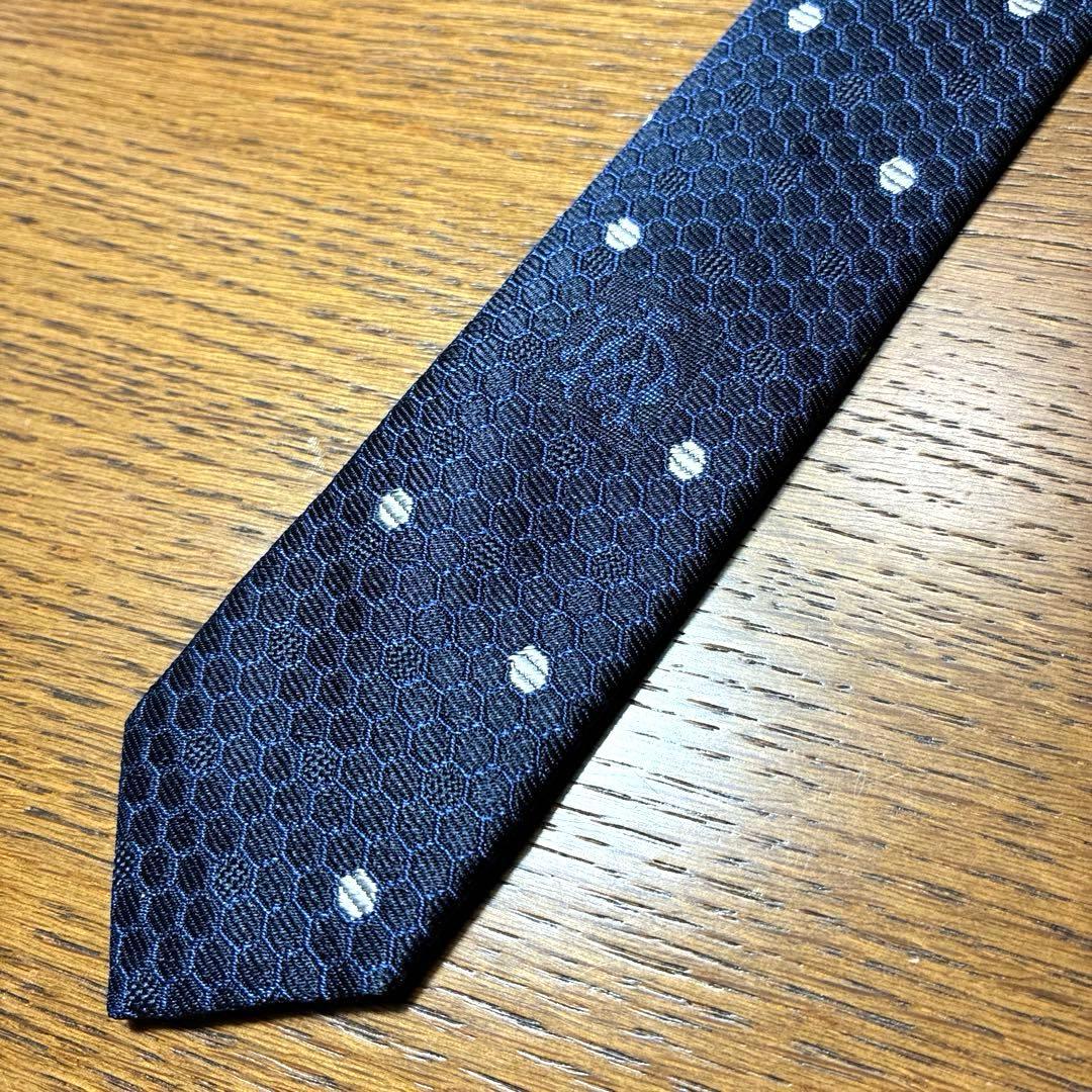 【美品】dunhill ダンヒル JFA日本代表 公式ネクタイ