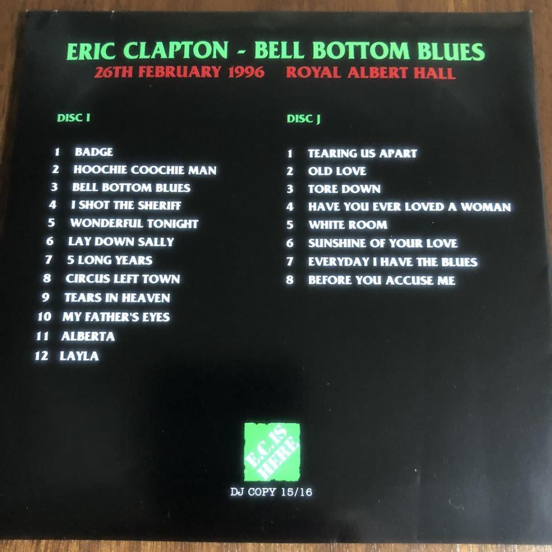 2CD！エリッククラプトン/BELL BOTTOM BLUES-RAH 1996