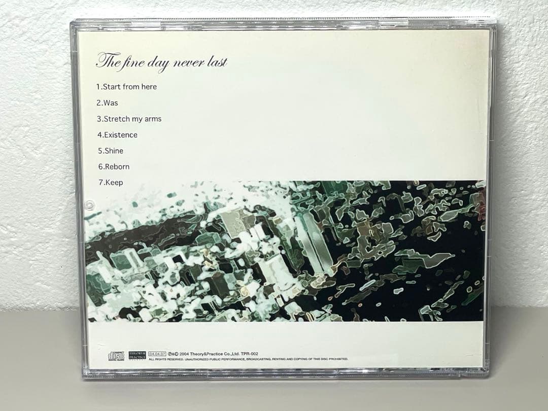 廃盤 CD FACT The fine day never last　ファクト