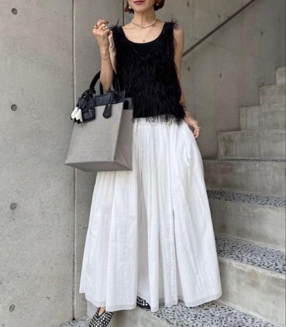 chieko+ plume Layered Top ブラック　36