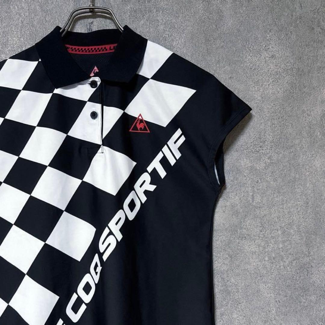 le coq sportif golf ルコック 半袖 ポロシャツ ブラック M