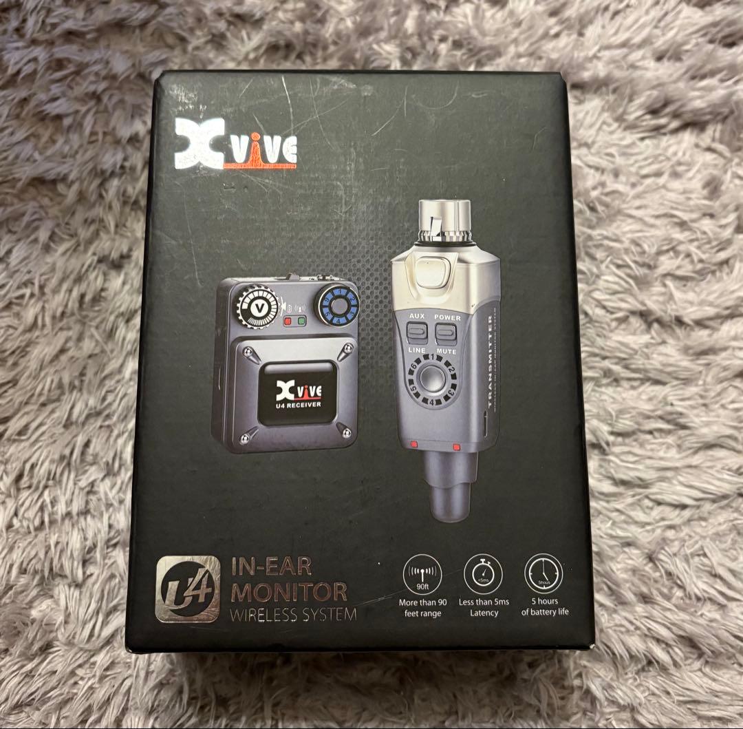 Xvive U4 インイヤーモニター　ワイヤレスシステム